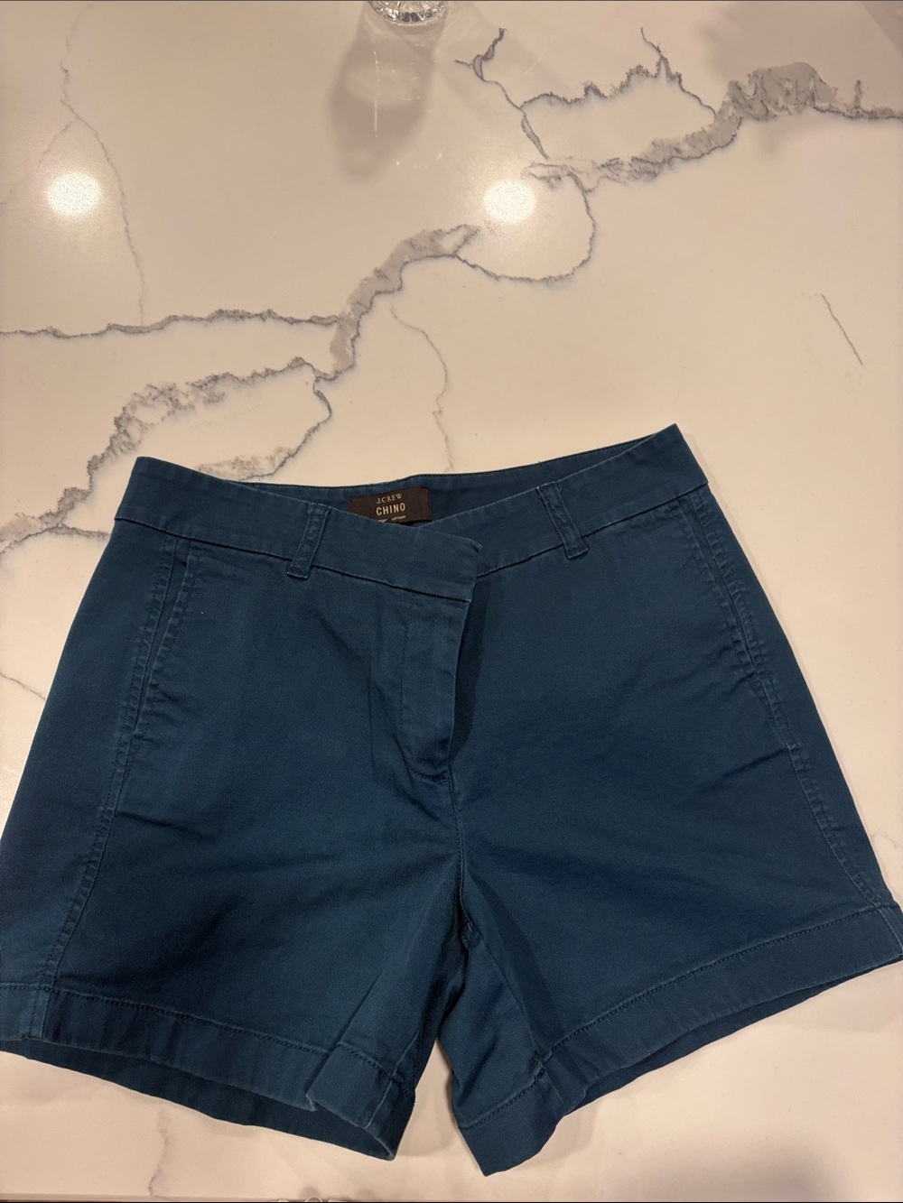 J. Crew Teal Chino Bermuda Shorts